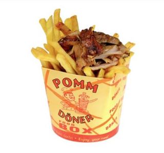 Doner Box com mozzarella