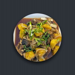 Куырдак баранина с картошкой