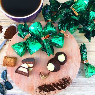 Cukierki Roshen "Mont Blanc" z orzechem mielonym 200g