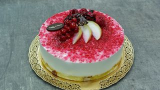 Bavarese fior di latte con cremoso al lampone 5/6 persone