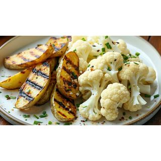 Grilled Potato And Cauliflower