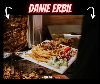 Danie Kebab z mięsem