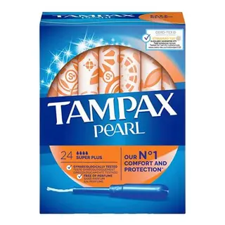 Tampones Pearl Super Plus Tampax 24 Ud.