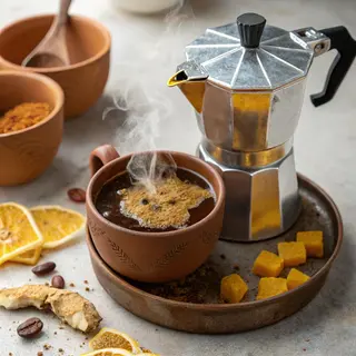 Ginger Coffee Pot