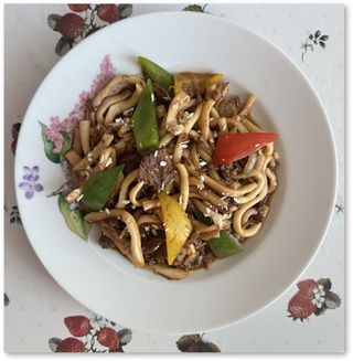 Жареный лагман