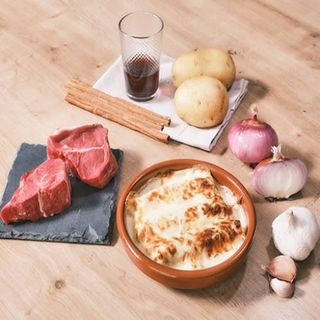 Canelones Gratinados De Galta De Ternera Al Vino Tinto (6 Uds.)