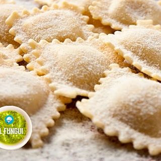 Ravioli De Carne Al Funghi