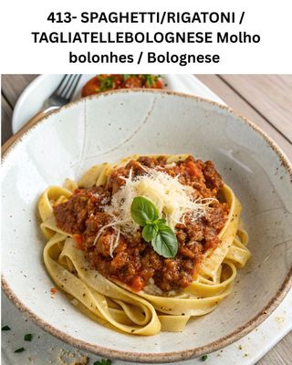 SPAGHETTI/RIGATONI / TAGLIATELLE BOLOGNESE