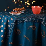 სუფრა "დამწერლობა" -  შაბიამნისფერი  140x140