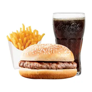 Menù BAMBINO con Hamburger di Chianina + patatine fritte + bibita a scelta