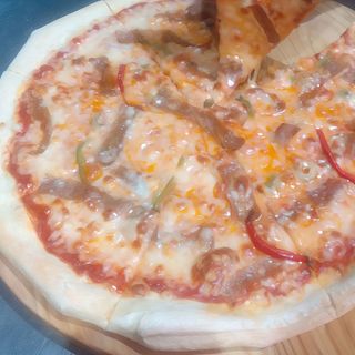 Pizza de kebab