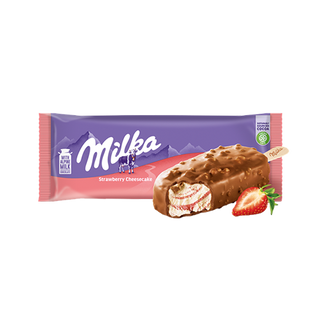 Морозиво MILKA полуничний чізкейк 67г