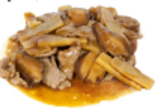 Manzo con funghi e bambù