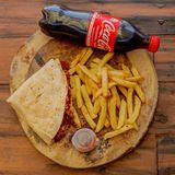 Suya melt + a side + drink