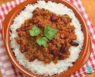 Arroz Con Carne Picada De Ternera