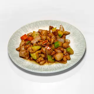 pollo con almendras