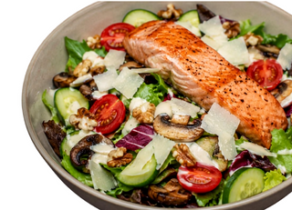 Poke bowl salmon Caesar