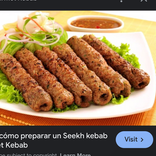 13. Ración De Seekh Kebab (3 Uds.)