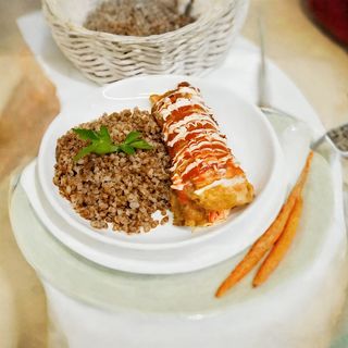 Бризоль с гречкой