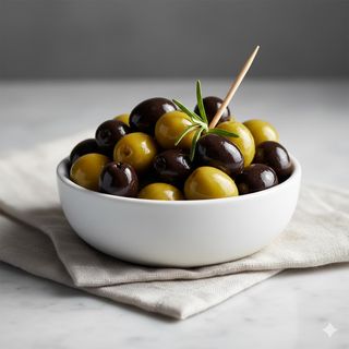 Ración de aceitunas