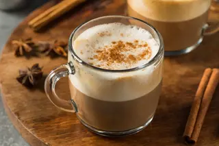 Iced chai latte
