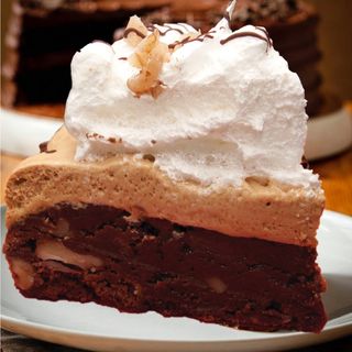 Brownie Con Mousse De Dulce De Leche