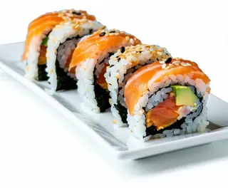 221. Black sake roll