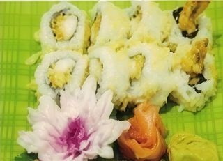 Maki rollo de langostino tempura (8 uds.)