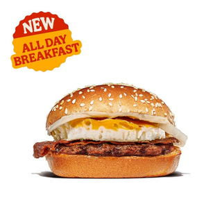 Egg and Beef Burger