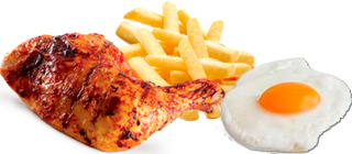 Plato Combinado De Pollo