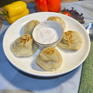 Манты с телятиной