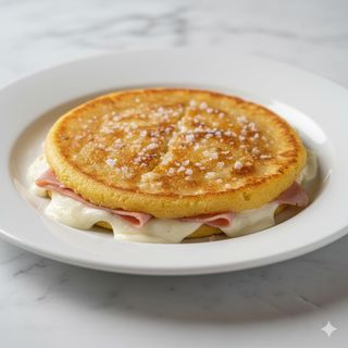 Arepa Arepaisa Con Jamón Y Queso (1 Ud.)