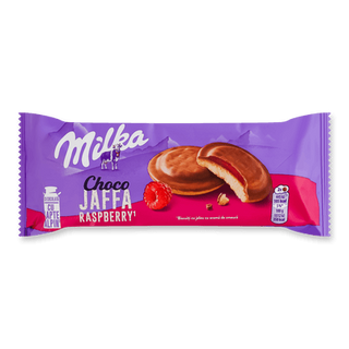 Печиво Milka Choco Jaffa Raspberry Jelly бісквітне (147г)