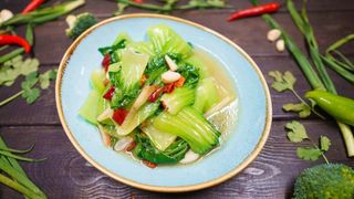 Жареный пак чой (250г)