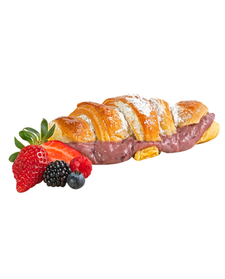 Croissant Con Cheesecake De Frutos Del Bosque