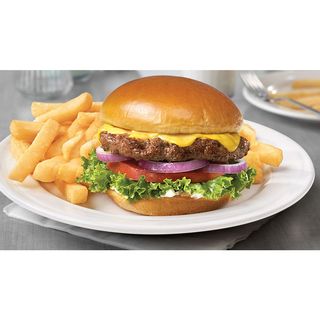 Cheese Burger and Chips