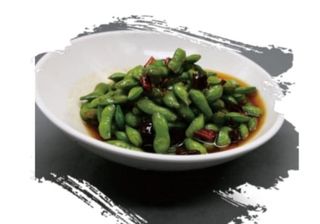 Fagioli di soia salati e con piccante