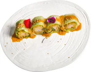 19 Arroz ebi en tempura