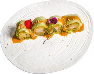 19 Arroz ebi en tempura