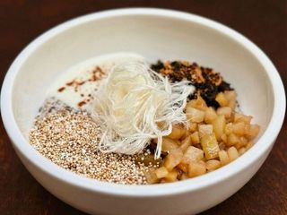 Slodka kasza z gruszka (vegan)