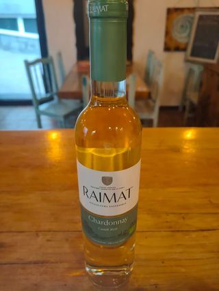 Botella Vino Blanco Chardonay (500 Ml.)