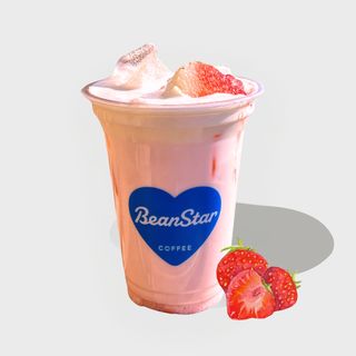 Strawberry jasmine milk tea