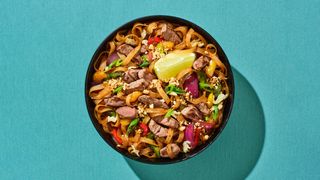 Noodles Teriyaki con Ternera