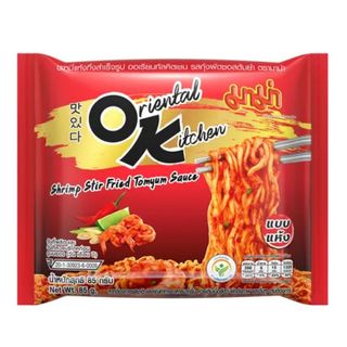 Fideos instantáneos con camarones salteados y salsa Tom Yum (85 gr)