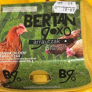 Huevo campero 1/2 docena