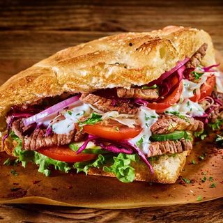 პატარა დონერი მექსიკური სოუსით