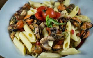 Paste  cu fructe de mare