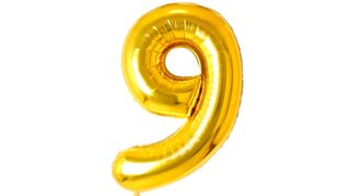 Balon foliowy 92cm złoty 9