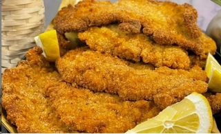 Cotoletta alla milanese con purè