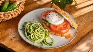 Salmon brunch